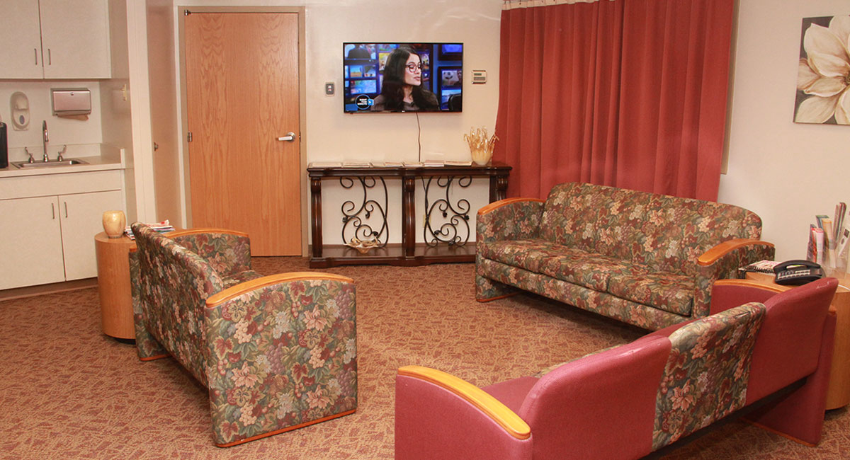 Breast Cancer Center at MVH waiting room